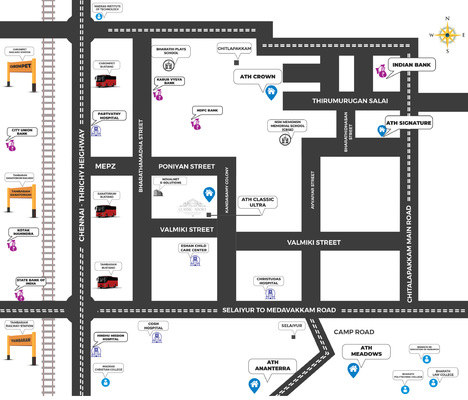 merlion Location Map