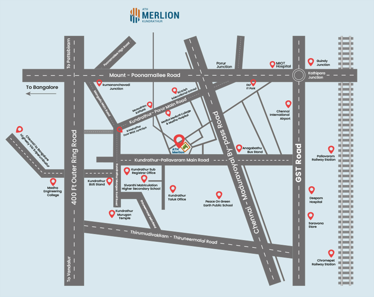 merlion Location Map