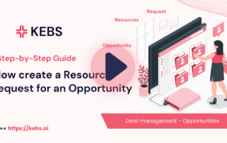 How create a Resource request for an Opportunity