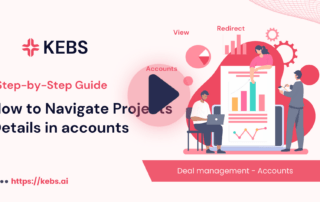 How to Navigate Projects Details in accounts