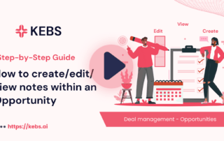 How to createedit view notes within an Opportunity