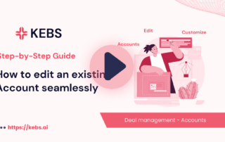 How to edit an existing Account seamlessly