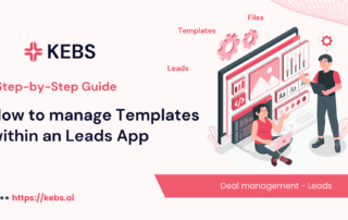 How to manage Templates within an Leads App