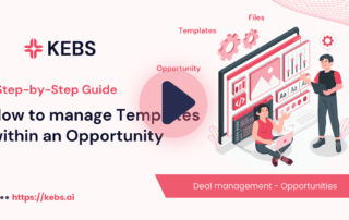 How to manage Templates within an Opportunity