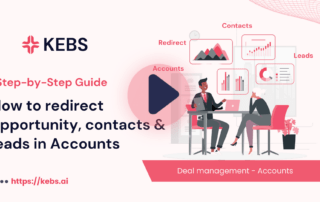 How to redirect opportunity, contacts & leads in Accounts