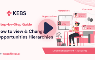 How to view & Change Opportunities Hierarchies