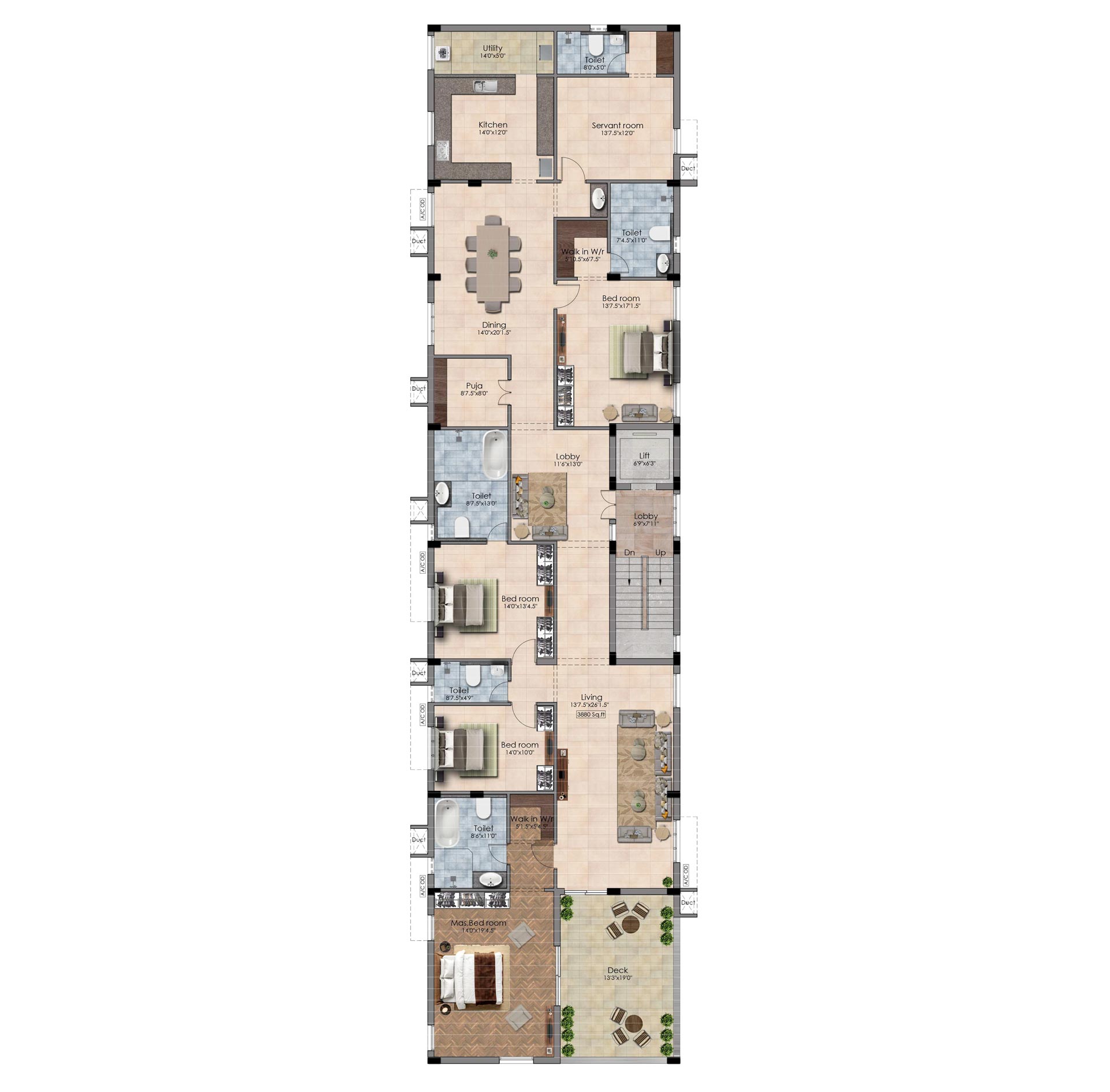 Pushkars bharadwaj floorplan 3