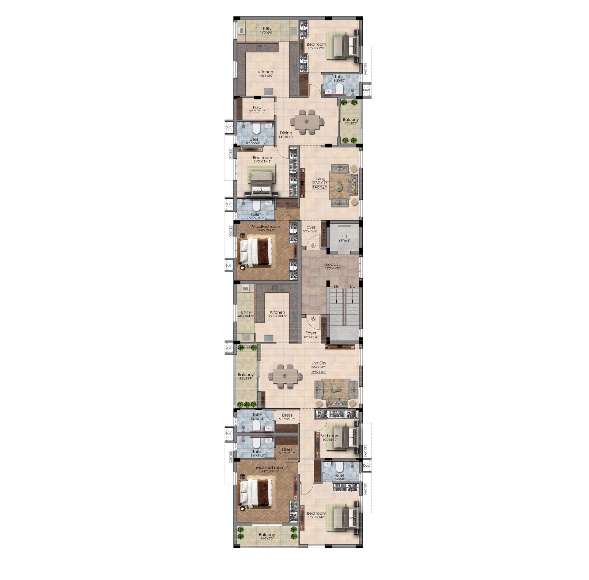Pushkars bharadwaj floorplan 2
